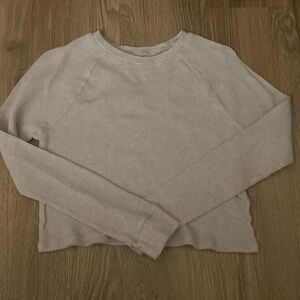 Pacsun Cream Long Sleeve Tee.